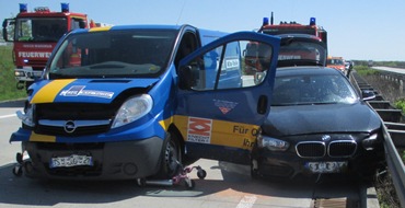 Autobahnpolizeiinspektion: API-TH: Verkehrsunfall mit zwei verletzten Personen