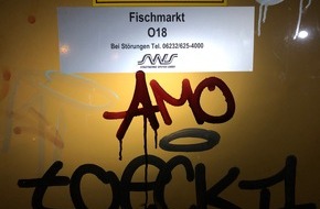 Polizeidirektion Ludwigshafen: POL-PDLU: Sachbeschädigung durch Graffiti