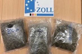Hauptzollamt Kiel: HZA-KI: Zoll stellt 1,5 Kilo Marihuana im Wert von 15.000 Euro sicher