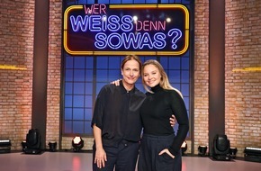 ARD Das Erste: Das Ku'damm-Duell: Claudia Michelsen und Sonja Gerhardt bei "Wer weiß denn sowas?" / Das Wissensquiz vom 11. bis 15. Dezember 2023, um 18:00 Uhr im Ersten