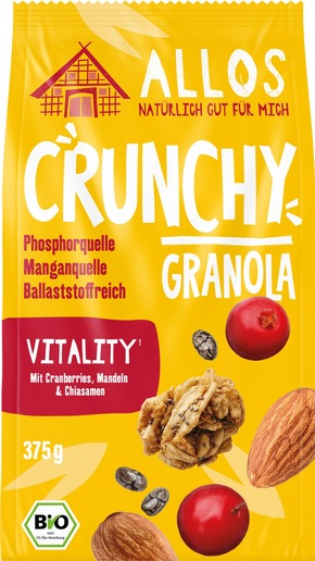Presseinfo: Allos zeigt mit Overnight Oats, Wellbeing Granolas und Super Fruit, wie natürlicher Frühstücksgenuss heute schmeckt