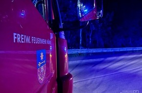 Freiwillige Feuerwehr Hünxe: FW Hünxe: Zwei Einsätze für die Feuerwehr - Tier und Person in Not