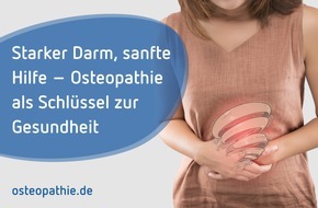 Verband der Osteopathen Deutschland e.V.: Starker Darm, sanfte Hilfe: Osteopathie als Schlüssel zur Gesundheit / Verband der Osteopathen Deutschland zum Magen-Darm-Tag am 7. November