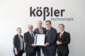 DQS Holding GmbH: IATF 16949: k&ouml;&szlig;ler technologie GmbH setzt revidierten Standard erfolgreich um