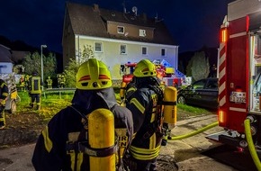 Freiwillige Feuerwehr Finnentrop: FW Finnentrop: Feuer in Mehrfamilienhaus