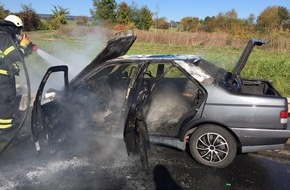 Polizeidirektion Landau: POL-PDLD: Landau - Fahrzeugbrand auf B10