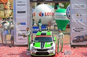 Skoda Auto Deutschland GmbH: 'Formel 1 im Wald': SKODA Fabia R5 bei der schnellsten WM-Rallye des Jahres am Start (FOTO)
