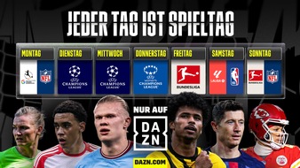 DAZN: Die neue Sport-Saison auf DAZN: Über 1500 Live-Matches und viel mehr - Nur DAZN bietet den besten Live-Fussball an einem Ort und das breiteste Sportangebot insgesamt - Auf DAZN ist jeder Tag Spieltag