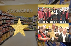 Kaufland: Auszeichnung: Beste Süßwarenabteilungen im Kaufland Flensburg und Steinheim
