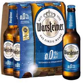 Presseinformation: „Bestes alkoholfreies Bier“: DLG-Sonderauszeichnung für Warsteiner Alkoholfrei 0,0%