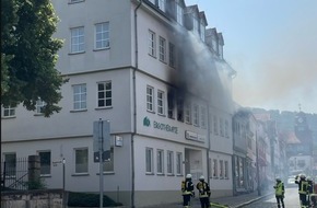 Landespolizeiinspektion Nordhausen: LPI-NDH: Wohnhausbrand endet glimpflich