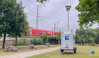 Polizeipräsidium Mittelfranken: POL-MFR: (740) BAYAERN. 360° SICHERHEIT. BAHNHOF. - Erweiterung der mobilen Videoüberwachung im Celtispark