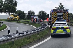 Polizei Münster: POL-MS: Motorradfahrer verstirbt nach Alleinunfall am Verkehrskreuz Gronau-Ochtrup