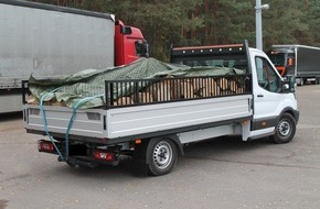 Polizeidirektion Kaiserslautern: POL-PDKL: A6/Kaiserslautern, Gesamtgewicht deutlich überschritten