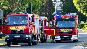 Feuerwehr Kleve: FW-KLE: Großübung der Löschzüge West und Nord-West