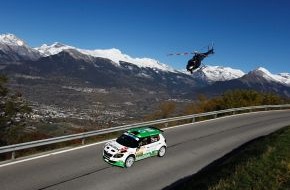 Skoda Auto Deutschland GmbH: SKODA verteidigt Führung bei der  "Rallye International du Valais" (FOTO)