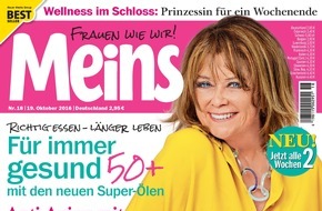 Bauer Media Group, Meins: Colin Firth (56) im Interview mit Meins: "Mein Eherezept? Wir nehmen Herausforderungen an!"