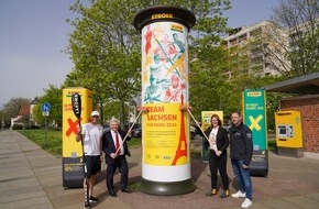 Sächsische Lotto-GmbH: Gemeinsamer Auftritt des Team Sachsen für die olympischen und paralympischen Spiele in Paris 2024