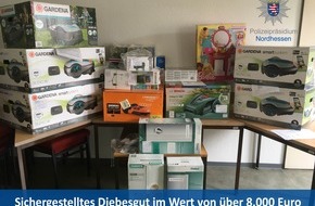 Polizeipräsidium Nordhessen - Kassel: POL-KS: Kassel: Gestohlene Mähroboter zum Verkauf angeboten: Polizei schnappt Pärchen mit Diebesgut im Wert von über 8.000 Euro