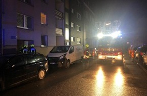 Feuerwehr Gelsenkirchen: FW-GE: Zwei verletzte Personen nach Küchenbrand in Gelsenkirchen-Schalke