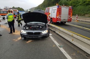 Feuerwehr Gevelsberg: FW-EN: Verkehrsunfall BAB 1