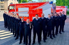 Feuerwehr Bergisch Gladbach: FW-GL: Abschluss des Grundausbildungslehrgangs "B1 2/2024" - Neue Einsatzkr&auml;fte f&uuml;r die Feuerwehr Bergisch Gladbach
