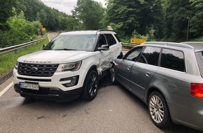 Polizeipräsidium Westpfalz: POL-PPWP: Unfall: Viel Blechschaden und Leichtverletzte