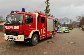 Freiwillige Feuerwehr Gemeinde Schiffdorf: FFW Schiffdorf: Feuerwehr kann Schlimmeres verhindern - umgekippter Halogenstrahler sorgt Verrauchung im Heizungskeller