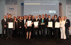 djp - Deutscher Journalistenpreis: djp-Gewinner 2009: Erste Preise für Spiegel, Zeit und Finance (mit Bild)