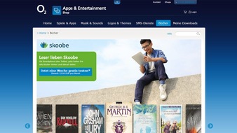 Telef&oacute;nica Deutschland: Leseratten aufgepasst - jetzt gratis testen: Die Skoobe e-Book Flatrate von o2 (FOTO)