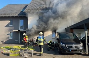 Kreisfeuerwehrverband Bodenseekreis e. V.: KFV Bodenseekreis: Wohnungsvollbrand durch explodierten Fahrrad-Akku - Mehrere Verletzte in Unteruhldingen