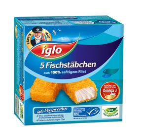 Aufmerksamkeit garantiert: iglo Fischstäbchen erhalten neues Design (BILD)