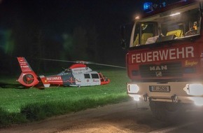 Feuerwehr Lennestadt: FW-OE: Tragischer Verkehrsunfall - ein Toter, drei Schwerverletzte