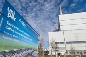 Spatenstich f&uuml;r systemdienlichen 50-Megawatt-Batteriespeicher in Wilhelmshaven