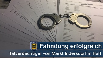 Bundespolizeidirektion München: Bundespolizeidirektion München: Tatverdächtiger von Sexualdelikt in Haft: Öffentlichkeitsfahndung erfolgreich