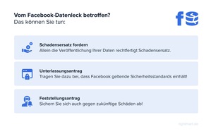 rightmart GmbH: Facebook-Datenleck: rightmart will Schadensersatz für Betroffene erkämpfen