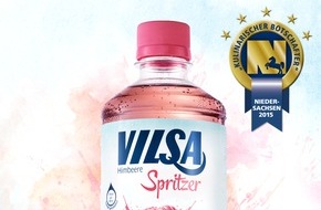 VILSA-BRUNNEN Otto Rodekohr GmbH: Exzellenz und Vielfalt in den Regionen: VILSA Spritzer Himbeere als Kulinarischer Botschafter Niedersachsen 2015 prämiert