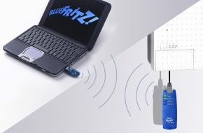 AVM GmbH: CeBIT 2002 - Neuer Access Point BlueFRITZ! AP-ISDN / AVM baut
Bluetooth-Angebot aus - Die leichteste Art ISDN einzusetzen -
Weltweit kleinster Access Point für kabelloses ISDN