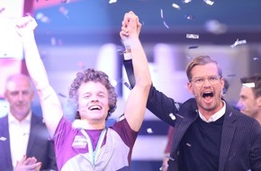 ProSieben: Sieg gegen den Champion: Alex aus Österreich gewinnt in Joko Winterscheidts ProSieben-Show "Beginner gegen Gewinner" 141.500 Euro