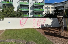 Polizeidirektion Ludwigshafen: POL-PDLU: Sachbeschädigung durch Graffiti