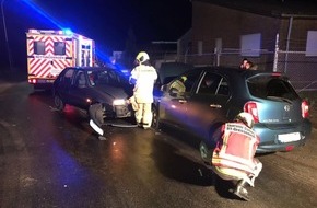 Feuerwehr Stolberg: FW-Stolberg: Verkehrsunfall mit zwei Verletzten