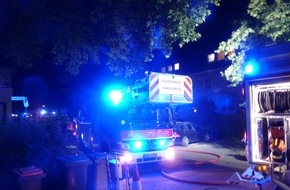 Feuerwehr Dinslaken: FW Dinslaken: Zimmerbrand Menschenleben in Gefahr auf der Koksstraße