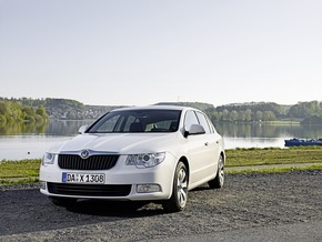 Skoda bietet honorarfreies Bildmaterial zum Modell Superb