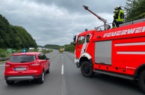 Feuerwehr Schwelm: FW-EN: Verkehrsunfall BAB 1, Rettungshubschrauber im Einsatz.