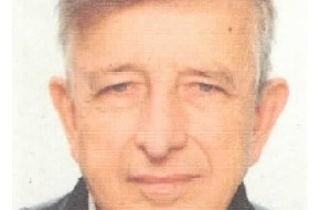 Polizeiinspektion Göttingen: POL-GÖ: (318/2025) Zur Dialyse nicht erschienen - Polizei sucht nach dringend behandlungsbedürftigem Werner P. aus Göttingen