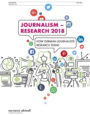 news aktuell releases survey results for &quot;Journalism Research 2018: How German journalists research today&quot;