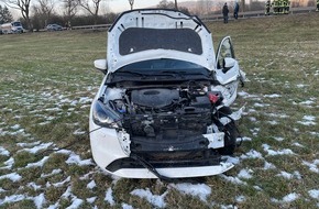 Landespolizeiinspektion Suhl: LPI-SHL: Unfall bei &Uuml;berholvorgang