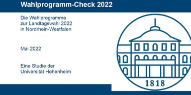 Universität Hohenheim: Landtagswahl NRW: Wahlprogramme bleiben schwer verständlich