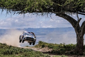 Safari-Rally Kenia: Škoda Crews holen beim härtesten WM-Lauf des Jahres Sieg und Platz drei