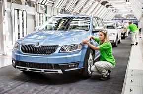 Skoda Auto Deutschland GmbH: Produktionsstart für neuen SKODA Octavia Scout (FOTO)